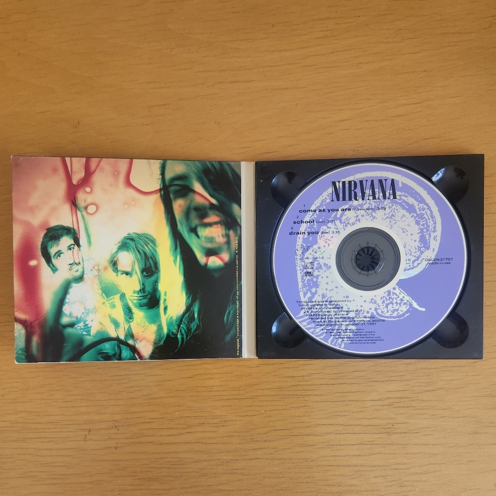 Nirvana "Sliver", "Come As You Are" - 1990s CD Singles (Lot of 2)  - Picture 7 of 7